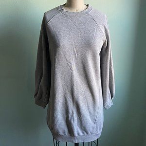 Topshop Balloon Sleeve Sweatshirt Dress